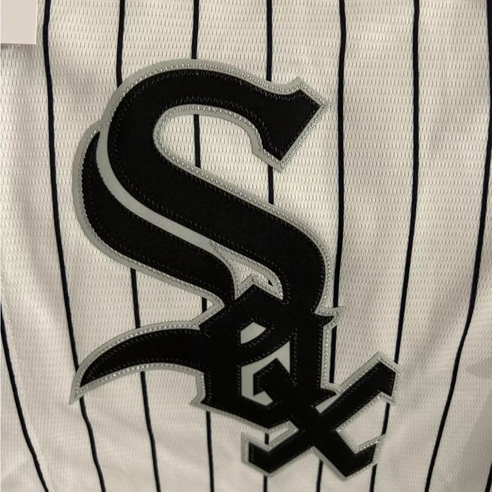 Nike Authentic Chicago White Sox MLB Baseball Jersey Pinstripe Men's Size: L